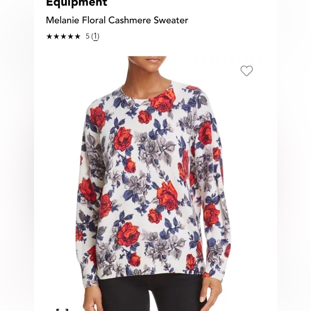 Equipment cashemere sweater size SP